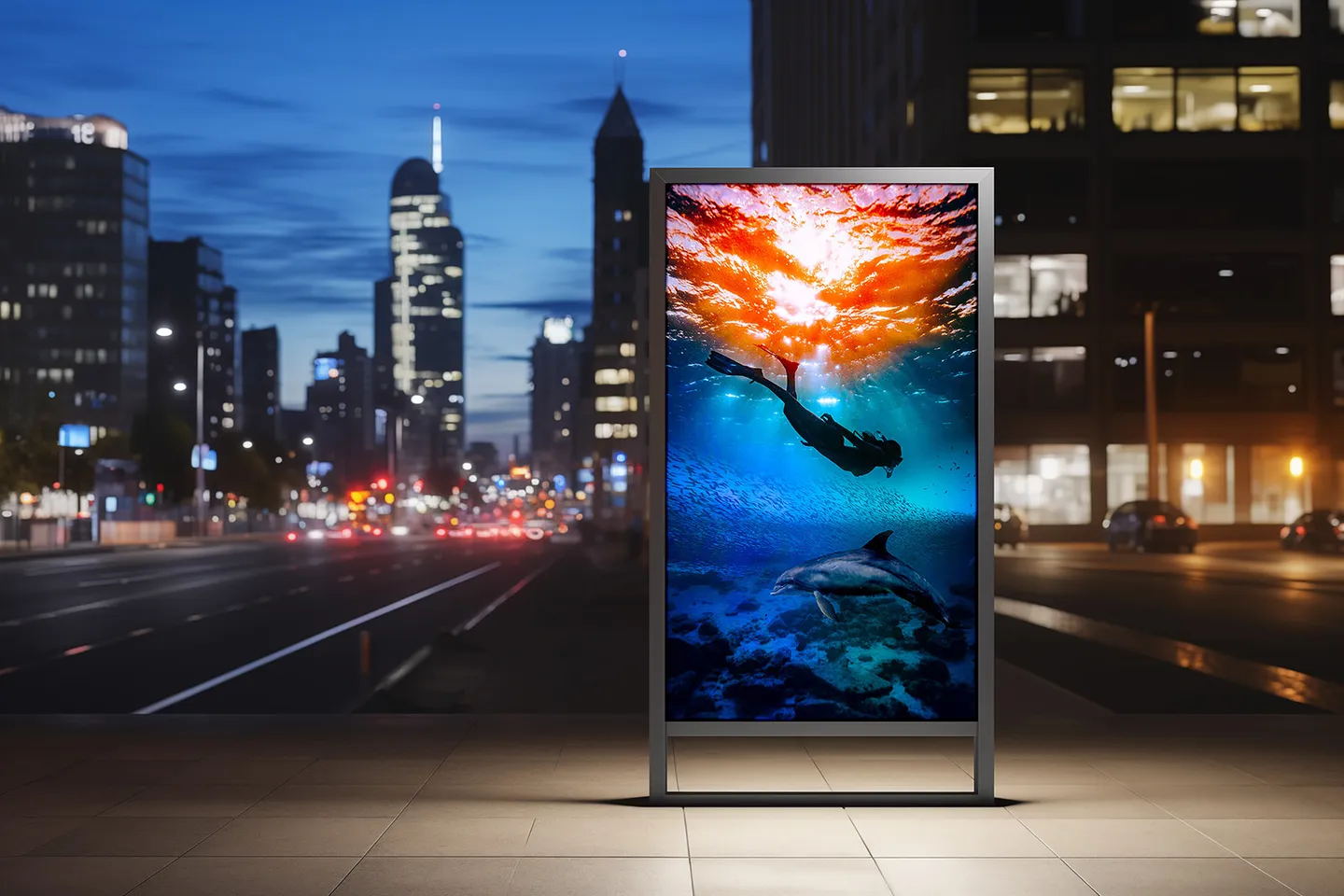 Cinematic Escapes concept visual with atmospheric luxury travel composition