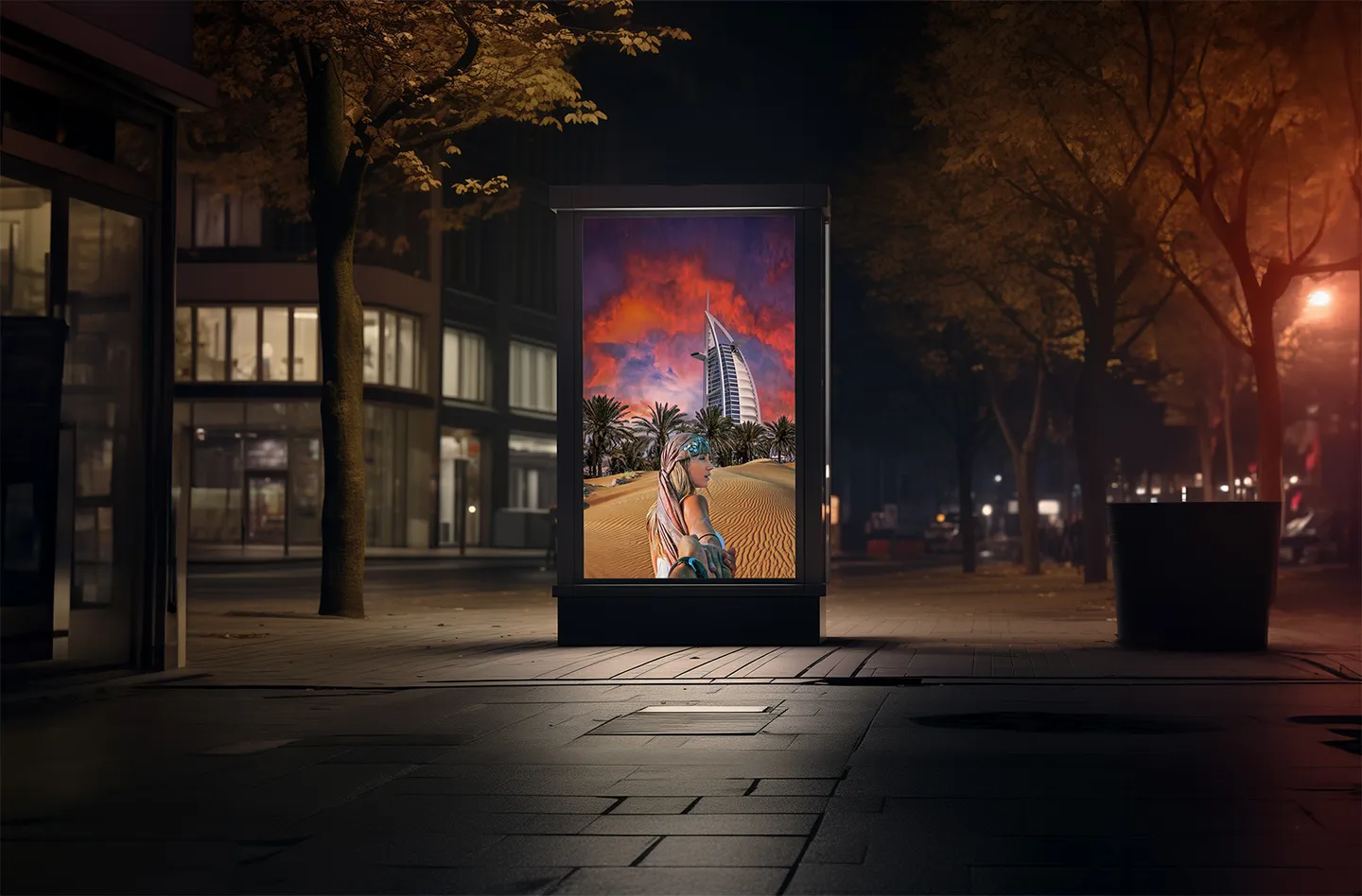 Cinematic Escapes art direction example showing immersive travel mood