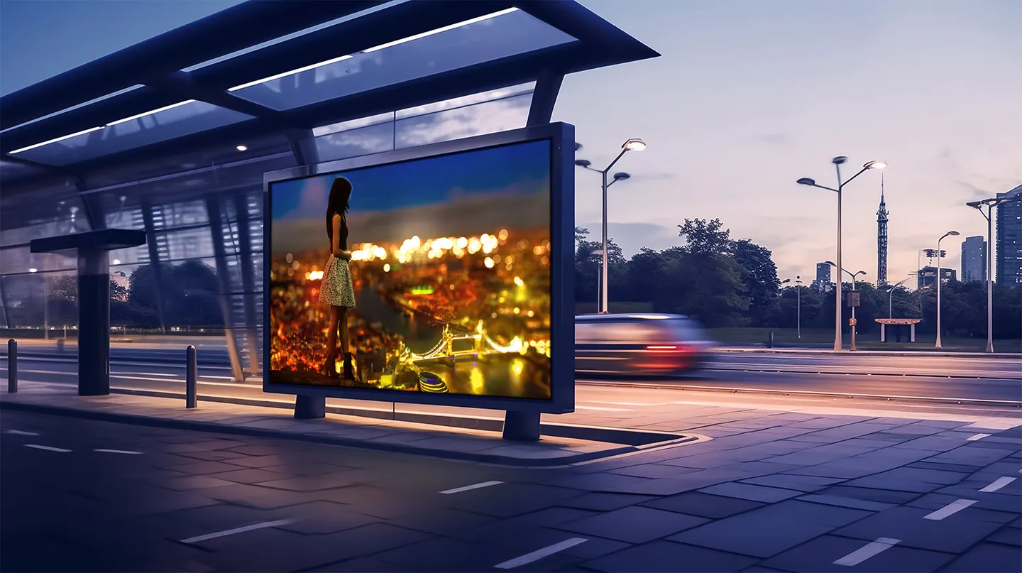 Cinematic Escapes campaign frame designed for high-impact social placement