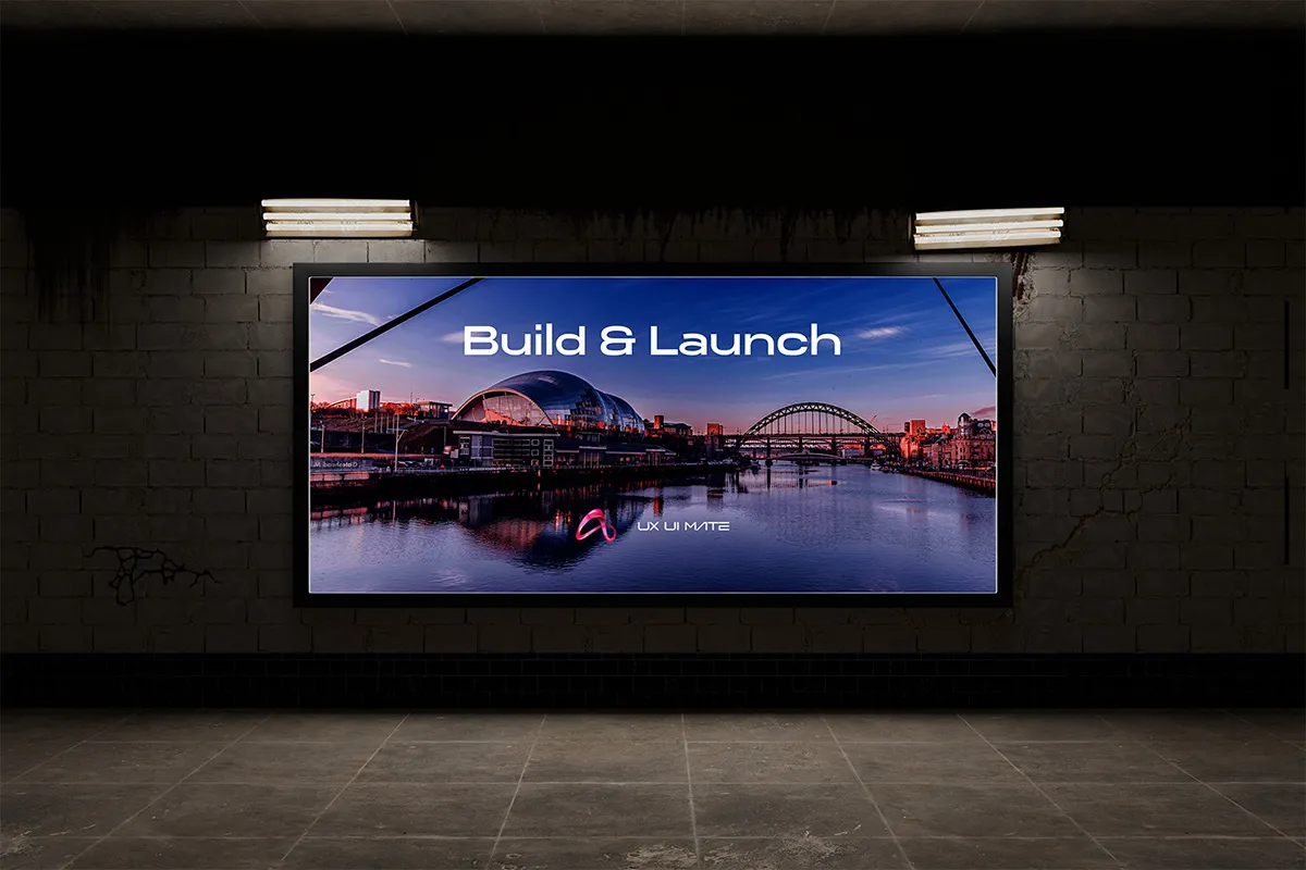 Cinematic Escapes branded visual balancing cinematic tone and destination clarity