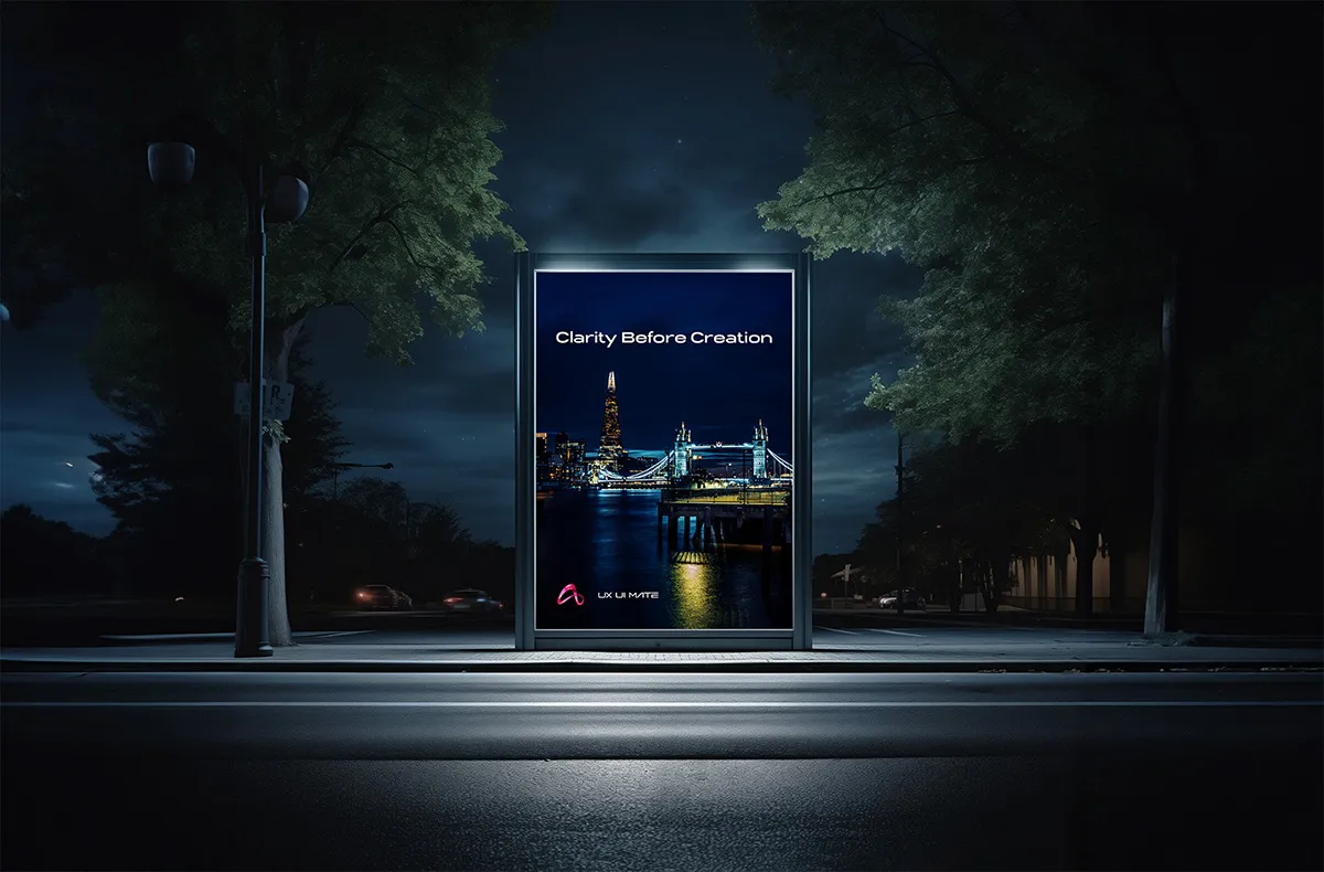 Cinematic Escapes creative concept showing premium travel scene composition