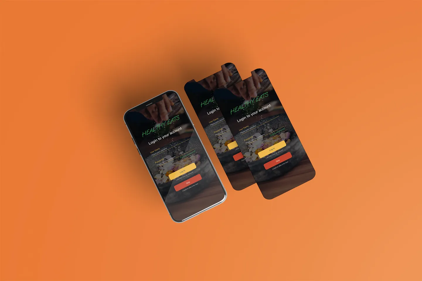 Healthy Eats Redesign - Product UI Redesign
