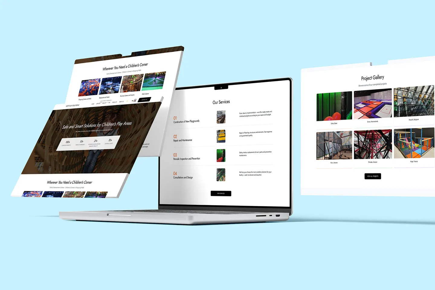 Soft Play Solutions - UX/UI Design & Web Development